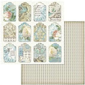 img 1 attached to Stamperia Double Sided Paper Pad Pkg Azulejos