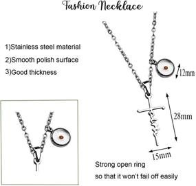 img 3 attached to Ожерелье Религиозное вдохновляющее христианское ожерелье