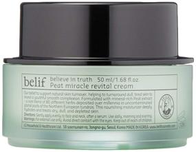 img 1 attached to 💧 Belif Peat Miracle Revital Cream: Мощный антивозрастной крем для лица для упругости, 1,68 жидк. унц. (упаковка из 1)