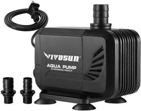 img 4 attached to 🐠 VIVOSUN 400GPH Submersible Pump: Efficient and Quiet Water Pump for Fish Tanks, Ponds, and Hydroponics