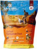 🐶 premium addiction raw alternative dog food from new zealand: gentle air-dried recipe for improved digestion, skin, and coat health logo