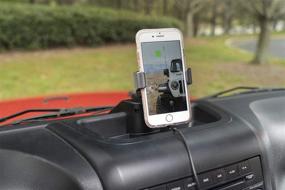 img 1 attached to 🔌 Rugged Ridge 13551.34 Dash Multi-Mount Charging Phone Kit for 11-18 Jeep Wrangler JK: Efficient and Reliable Charging Solution