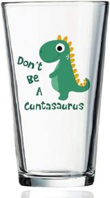 img 4 attached to 🦖 Hilarious Don't Cuntasaurus Beer Glass: Elevate Your Drinking Experience!