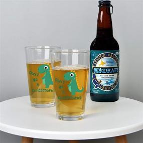 img 3 attached to 🦖 Hilarious Don't Cuntasaurus Beer Glass: Elevate Your Drinking Experience!