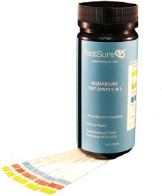 img 4 attached to 🔬 Comprehensive 5-in-1 Aquarium Test Sure Kit - pH, Nitrates, Nitrites, Carbonate General Hardness (50 Strips/Bottle)