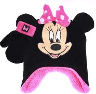 мышка минни перчатки-ловушки черные логотип