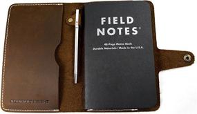 img 1 attached to 🧳 Travel in Style with our Leather Passport Field Notes Cover and Accessories