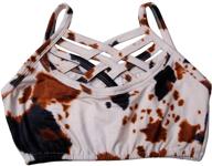 👚 vibrant tie dyed crisscross straps shirts: trendy girls' tops, tees & blouses logo