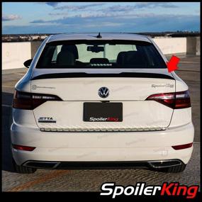 img 3 attached to 🚗 SpoilerKing задняя губа спойлера для Volkswagen Jetta VII 2019-настоящее время с центральным разрезом (284GC)