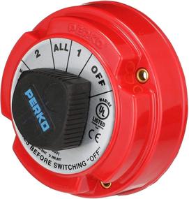 img 2 attached to 🔴 Seachoice 11501 Battery Selector Switch, Red, Universal Size