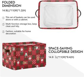 img 2 attached to Senya Christmas Snowflake Collapsible Organizer