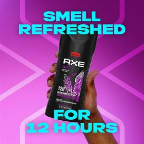 img 1 attached to AXE Excite Men's Body Wash 12H Refreshing Scent - Crisp Coconut & Black Pepper (16 oz, Pack of 4): Clean, Fresh, & Invigorating for Men