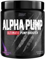 💪 maximize muscle pumps with nutrex research alpha pump stim-free pre-workout nitric oxide supplement: a game-changing preworkout solution for unmatched growth and performance logo