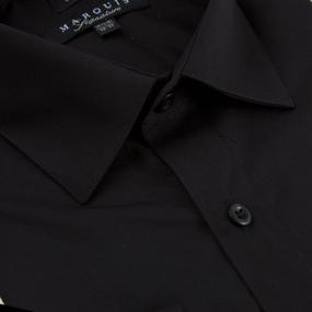 img 1 attached to 👕 Optimized for Search: Marquis French Spread Collar Solid Men's Clothing and Shirts