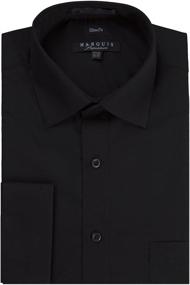 img 2 attached to 👕 Optimized for Search: Marquis French Spread Collar Solid Men's Clothing and Shirts