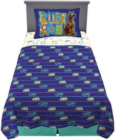 img 4 attached to 🐶 Super Soft Twin Size 3-Piece Scooby Doo Sheet Set - Franco Kids Bedding