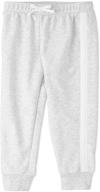 comfort meets style: the children's place girls' active side stripe french terry jogger pants logo