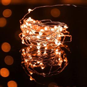 img 1 attached to 🌟 Brighten Up Your Space with Svarog Mini Battery Powered Copper Wire Starry Fairy Lights!