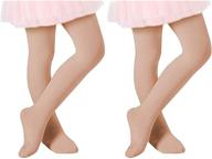 🧦 century star girls' clothing: ultra soft elasticity uniform socks & tights logo