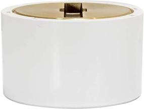 img 2 attached to 🚰 PVC Cleanout with Brass Plug - EZ-FLO 15336, 3x4-Inch, 3x4" (White)