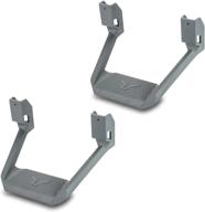 🚀 bully bbs-5102 universal aluminium side steps in gunmetal grey - enhanced design - compatible with chevy (chevrolet), ford, toyota, gmc, dodge ram, and jeep trucks logo