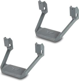 img 4 attached to 🚀 Bully BBS-5102 Universal Aluminium Side Steps in Gunmetal Grey - Enhanced Design - Compatible with Chevy (Chevrolet), Ford, Toyota, GMC, Dodge RAM, and Jeep Trucks