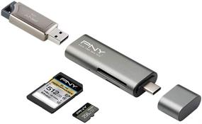 img 4 attached to 🔌 PNY USB 3.1 Type-C Reader/Adapter - P-CRMUS3A-BX: Fast and Versatile Data Transfer Solution