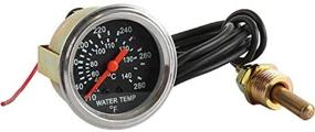 img 1 attached to 🌡️ DB Electrical SSW0003 Water Temperature Gauge - Lighted Universal Compatible with/Replacement for Tractor, Auto, Truck, Ford Chevy: Reliable and Versatile Gauging Solution