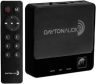 🔌 wireless wi-fi & bluetooth audio receiver with ir remote by dayton audio wba31 logo