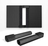 📚 czur assistive cover 13.14-inch: splash resistant, adjustable hook & loop, pvc material for czur book scanner - office & home - black logo