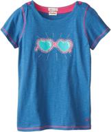 hatley little girls button sunglasses logo