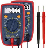 🔧 astroai renewed digital multimeter with ohm volt amp and diode voltage tester meter, pack of 2 logo