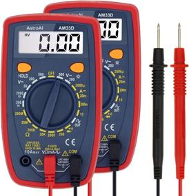 img 4 attached to 🔧 AstroAI Renewed Digital Multimeter with Ohm Volt Amp and Diode Voltage Tester Meter, Pack of 2