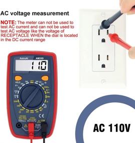 img 3 attached to 🔧 AstroAI Renewed Digital Multimeter with Ohm Volt Amp and Diode Voltage Tester Meter, Pack of 2