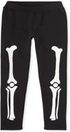 childrens place halloween skeleton leggings logo