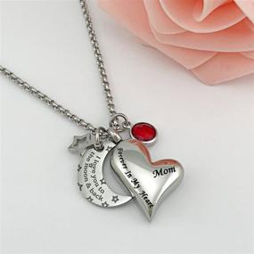 img 3 attached to Youfeng Urn Necklaces: Expressing Eternal Love & Cherishing Precious Memories for Mom - Cremation Locket Birthstone Jewelry