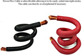 img 3 attached to 🔋 WNI 1/0 Gauge 10ft Black 10ft Red 1/0 AWG Ultra Flexible Welding Battery Copper Cable Wire - Made In USA - Car, Inverter, RV, Solar
