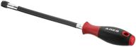 🔧 ares 51000 - flexible screwdriver with 1/4-inch drive quick release bit holder head and strong, flexible shaft: ideal for tight spaces with included socket adapter logo