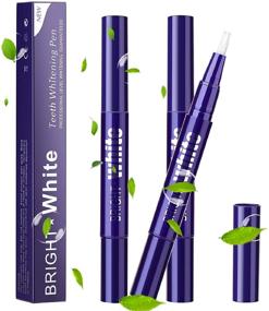 img 4 attached to 🌟 Teeth Whitening Pen (3 Packs), Gel Treatments - Painless, No Sensitivity, Convenient, Easy to Use, Travel-Friendly and Effective with Natural Mint Flavor - Achieve Beautiful White Smile