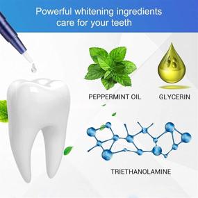 img 3 attached to 🌟 Teeth Whitening Pen (3 Packs), Gel Treatments - Painless, No Sensitivity, Convenient, Easy to Use, Travel-Friendly and Effective with Natural Mint Flavor - Achieve Beautiful White Smile