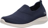 skechers womens sneaker dark navy women's shoes logo