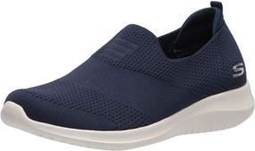 img 4 attached to Skechers Womens Sneaker Dark Navy Women's Shoes