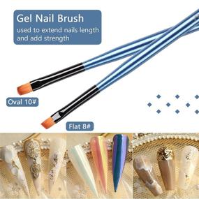 img 1 attached to ANGNYA Brushes Painting Extension Manicure Foot, Hand & Nail Care