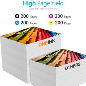 img 1 attached to ONEINK Compatible Ink Cartridges for Brother LC3011 LC3011 XL with Upgraded Chips - High Yield - Works with Brother MFC-J491DW, MFC-J497DW, MFC-J895DW Printers - 4 Packs (Black, Cyan, Magenta, Yellow)