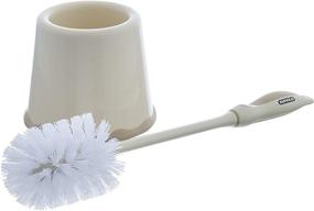 img 2 attached to 🚽 Superio Toilet Brush and Holder Set: Effective Toilet Scrubber for Sparkling Clean Bowls, Beige