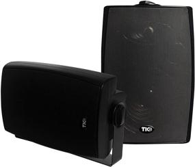 img 1 attached to 🔊 TIC WBP11 6.5-inch WiFi (AirPlay2) and Bluetooth 5.0 Patio Speaker - Single, Black