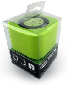 img 1 attached to 🔊 Green Adesso Waterproof Speaker with Bluetooth 3.0 - Retail Packaging