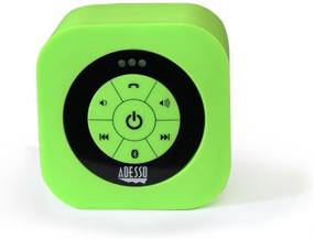 img 4 attached to 🔊 Green Adesso Waterproof Speaker with Bluetooth 3.0 - Retail Packaging