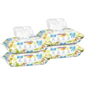 img 2 attached to 🌿 Organic Baby Wipe - HAPPY BUM Eco-Friendly Wet Wipes for Baby, Baby Water Wipes, 4 Packs, 320 Count.