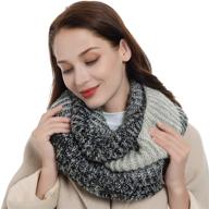 🧣 stay warm and stylish with winter infinity fashion circle scarves for women logo